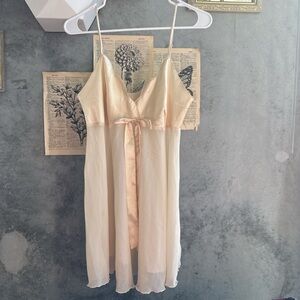 Victoria's Secret Cream nightgown